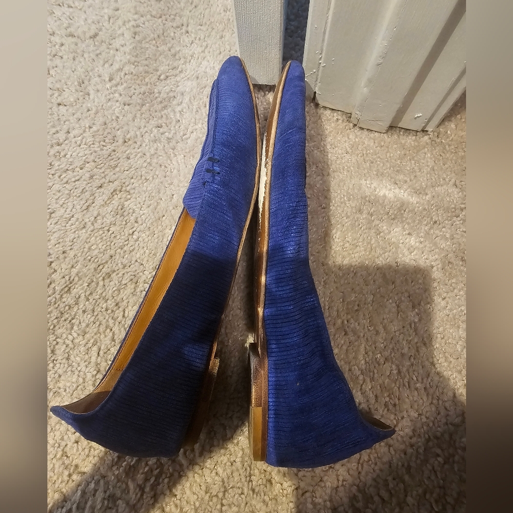M. Gemi Blue Flats Size 41 - Picture 4 of 4